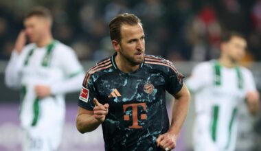 Knapper Sieg in Mönchengladbach: Kane-Elfer lässt Bayern München aufatmen