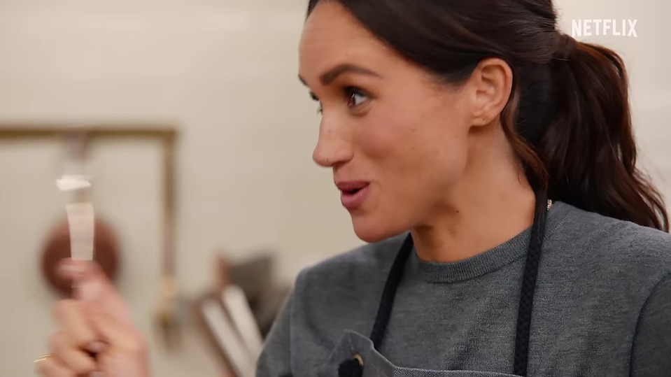 Meghan Markle in a Netflix show.
