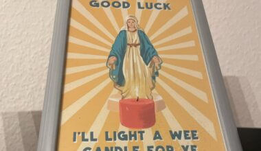 Lighting a wee candle - etiquette