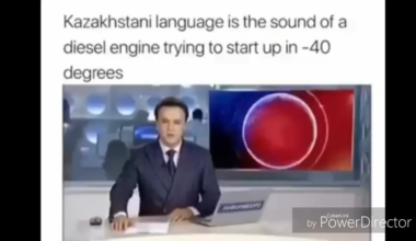 "Dutch is the funniest language of the continent", meanwhile Khazakstan :
