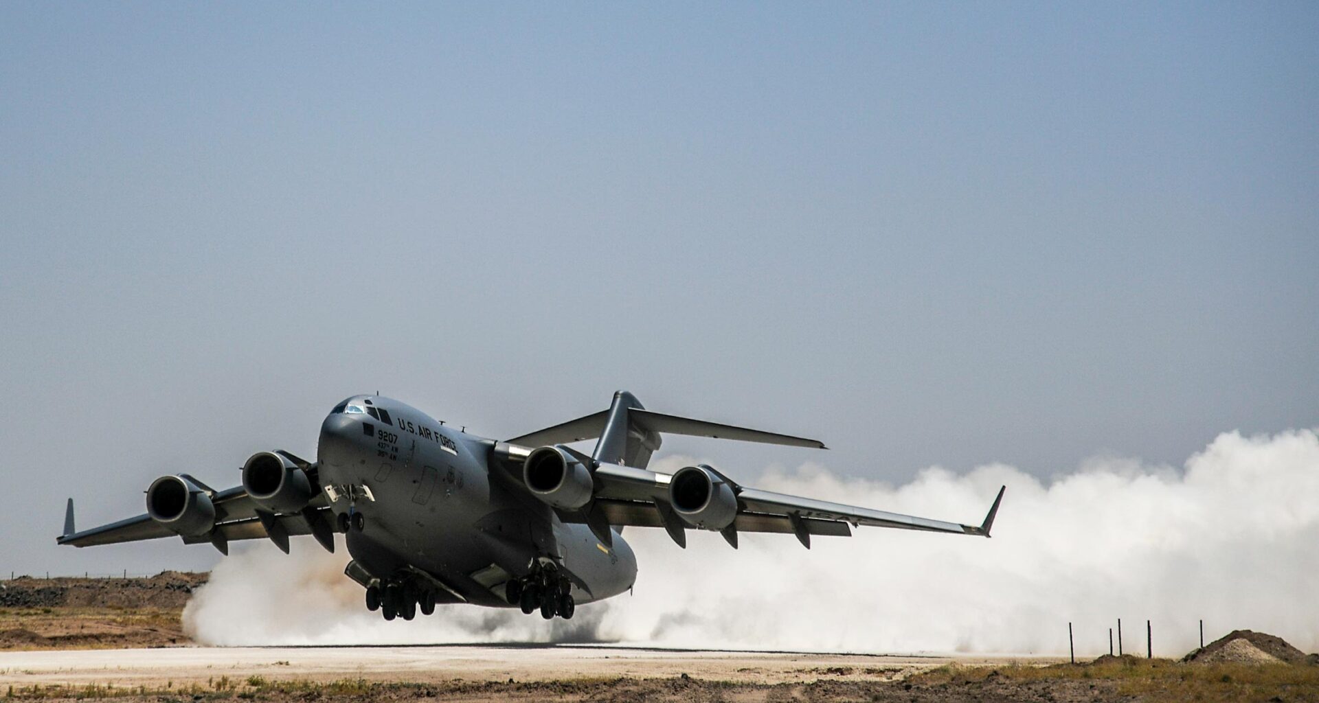US Air Force C-17 Globemaster in Syria