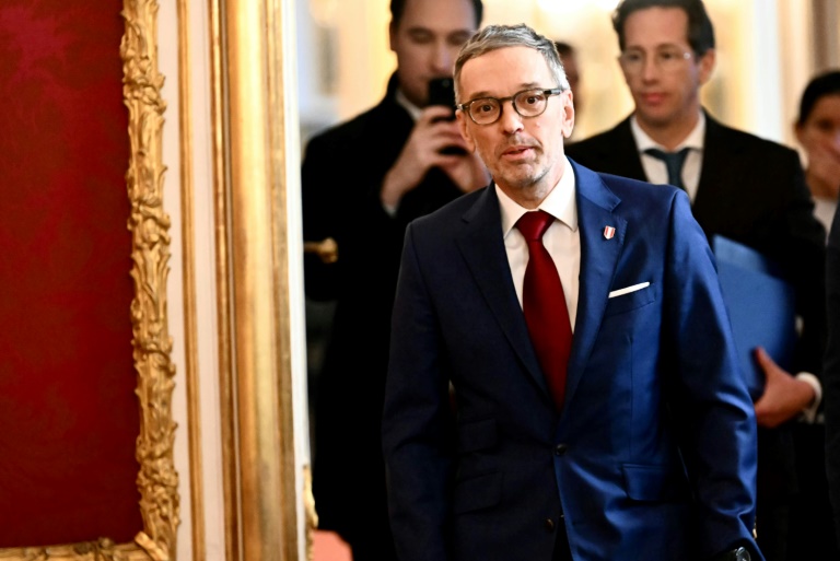 Herbert Kickl took over the far right Freedom Party in 2021, revitalising it (Joe Klamar)