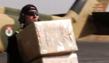 New images of aid reaching Gaza after months of war