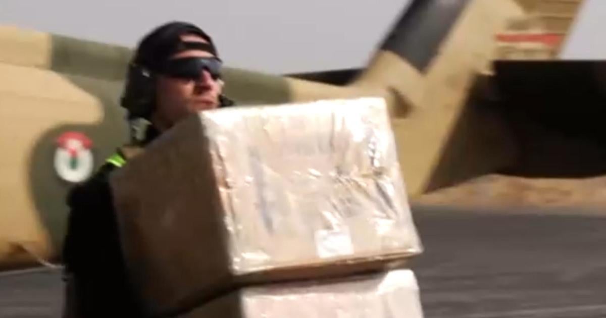 New images of aid reaching Gaza after months of war