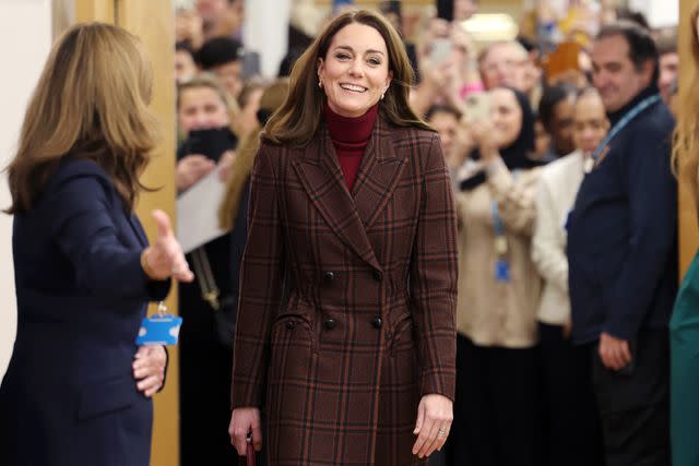 CHRIS JACKSON/POOL/AFP via Getty Kate Middleton at The Royal Marsden Hospital in London on Jan. 14, 2025.