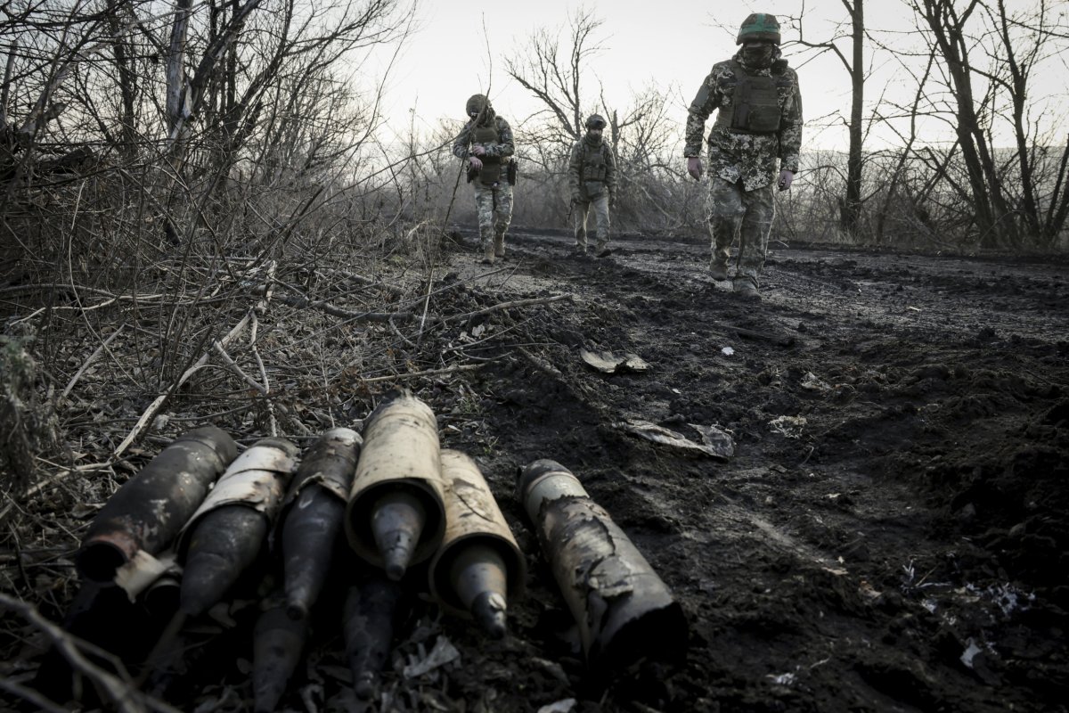 Chasiv Yar town, in Donetsk region
