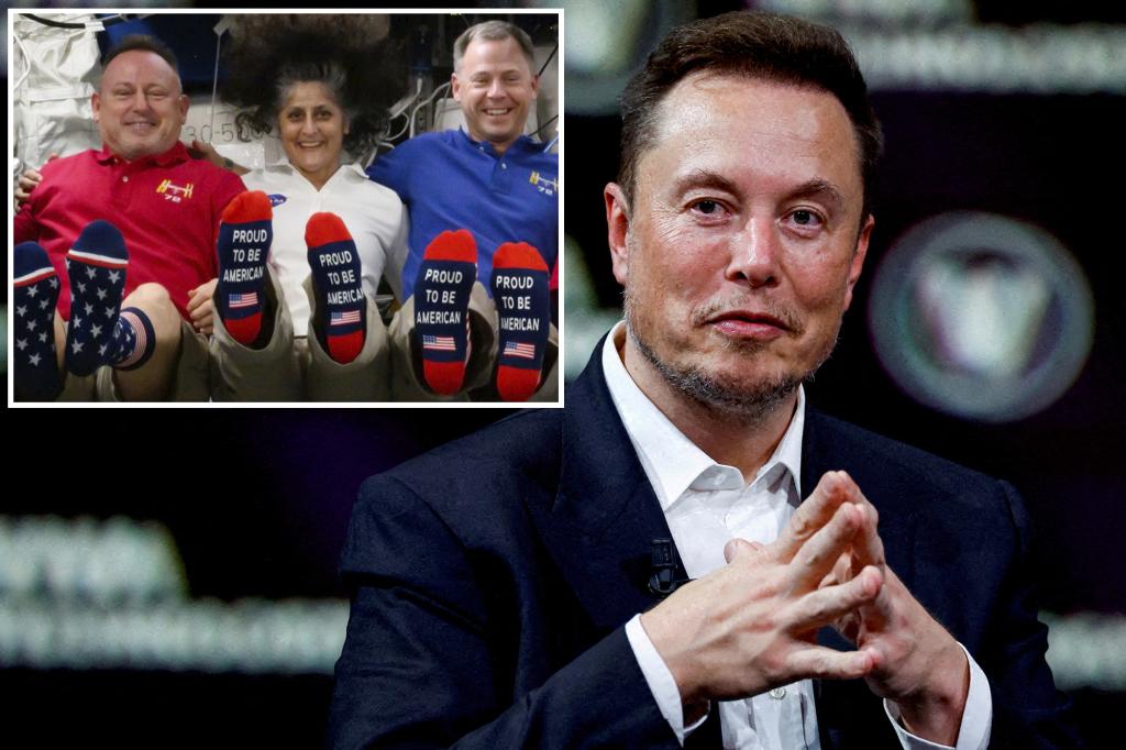 Elon Musk says he'll bring home two NASA astronauts still stuck in space