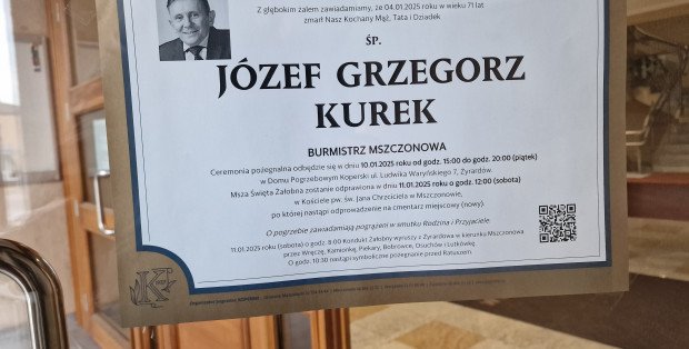 Dziś pogrzeb burmistrza Mszczonowa Józefa Grzegorza Kurka. „Był odważnym człowiekiem” - Aktualności