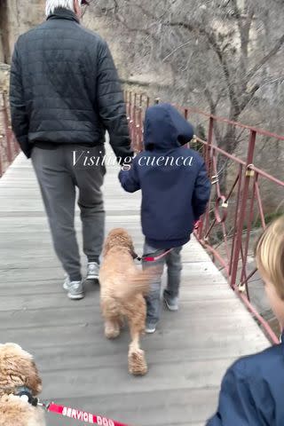 alejandragere/Instagram Richard Gere with his family