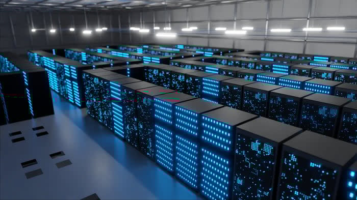 GPUs inside of a data center.