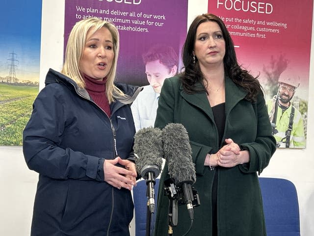 Stormont First Minister Michelle O’Neill and deputy First Minister Emma Little-Pengelly