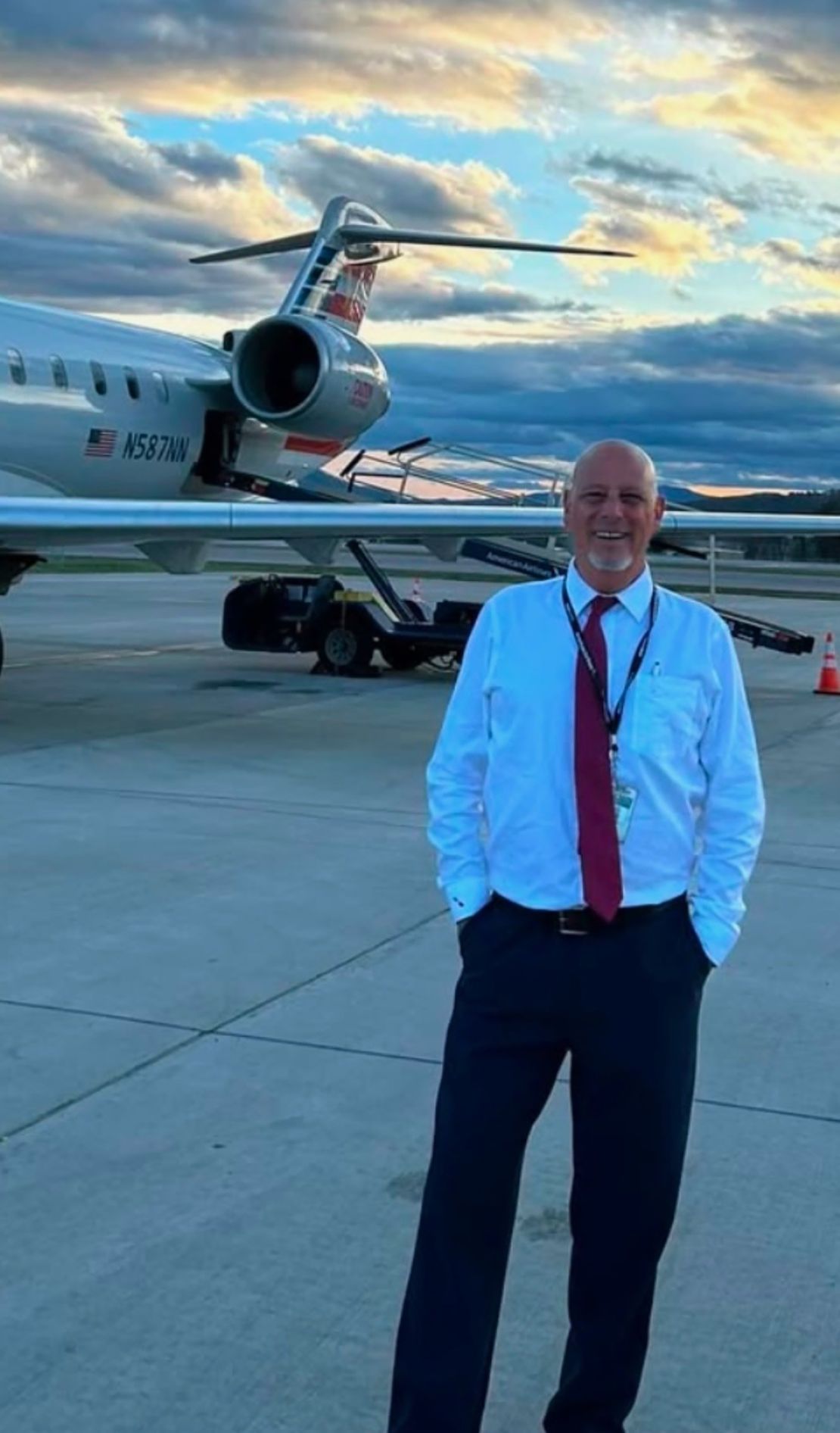 Ian Epstein, 53, was a flight attendant on the American Airlines flight involved in a deadly collision Wednesday night.