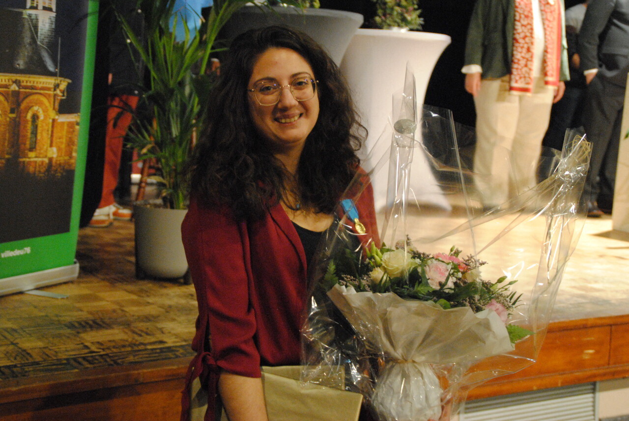 Jessica Salamouni mise à l'honneur à Eu pour son engagement dans le scoutisme