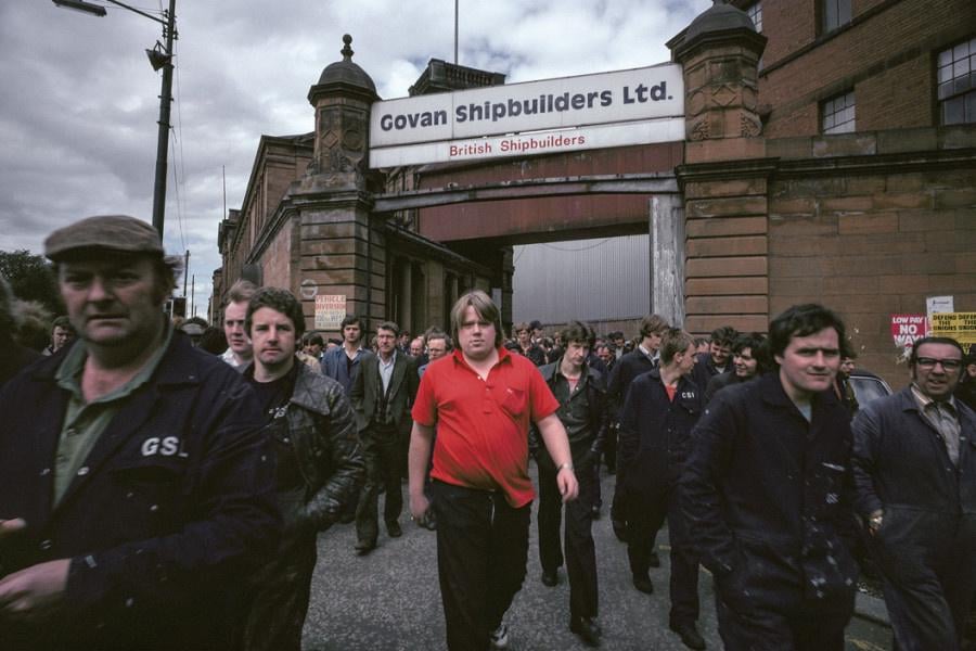 Govan, 1980. Photo by Raymond Depardon.