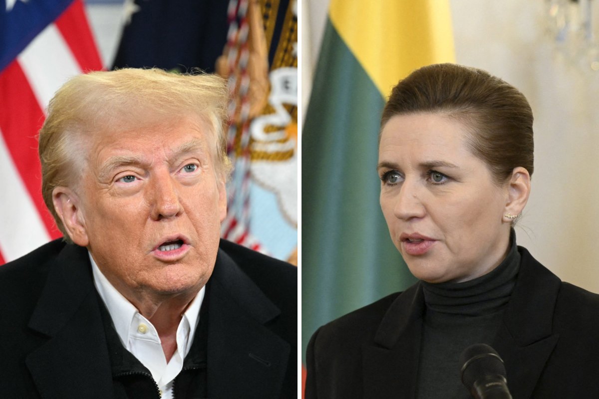 Donald Trump Mette Frederiksen 