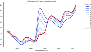 [OC] The Science of Toasting Bread: NIR Spectra Reveal Chemical Changes Over Time