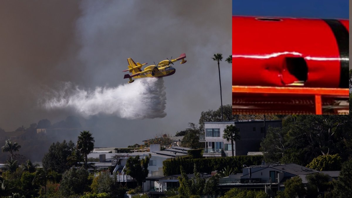 FBI seeks information on drone that hit Super Scooper over wildfire – NBC Los Angeles