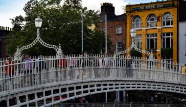 Bridge in Dublin, Ireland.