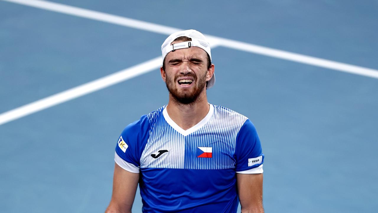 United Cup, Tomas Machac quits match against Taylor Fritz, what happened, USA v Czech Republic, who is in the final, when is the final