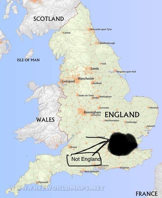 How England's regions should look