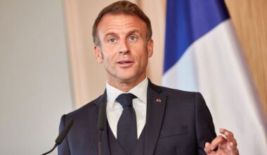 Macron calls war in Ukraine a threat to France