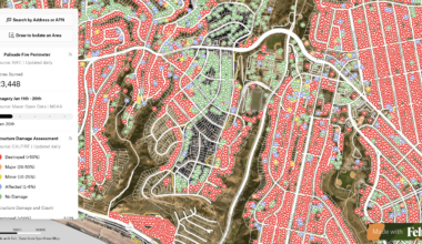 [OC] Palisades Fire Open Data Map: Structural Damage and Recent Imagery