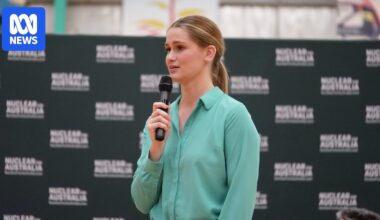 Former US beauty queen and energy expert Grace Stanke promotes nuclear in WA