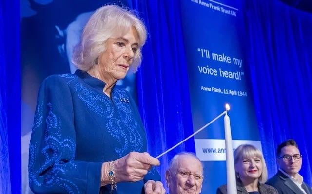 Queen Camilla Attends the Annual Lunch of the Anne Frank Trust