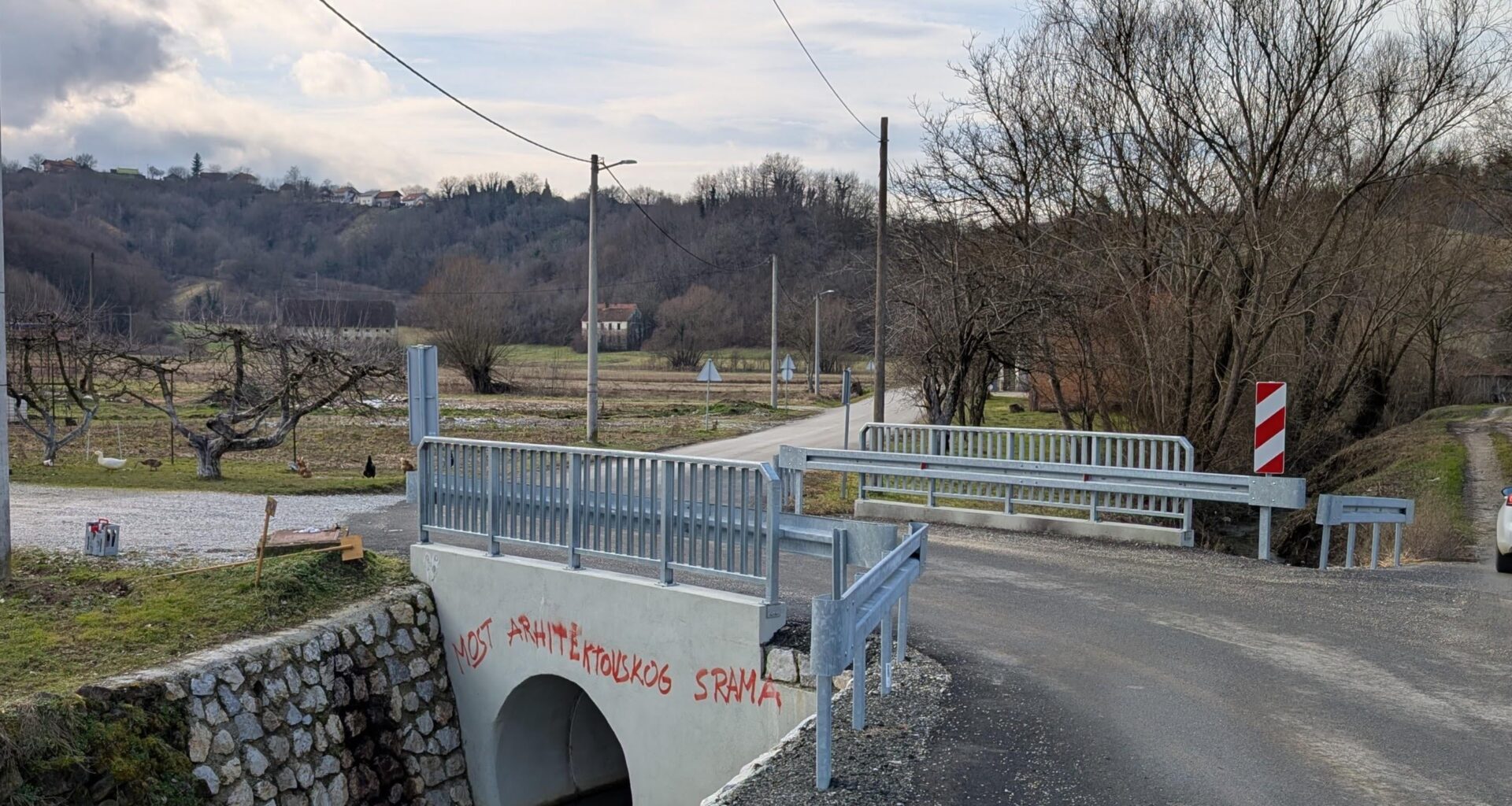 Most arhitektonskog srama kod Marije Bistrice