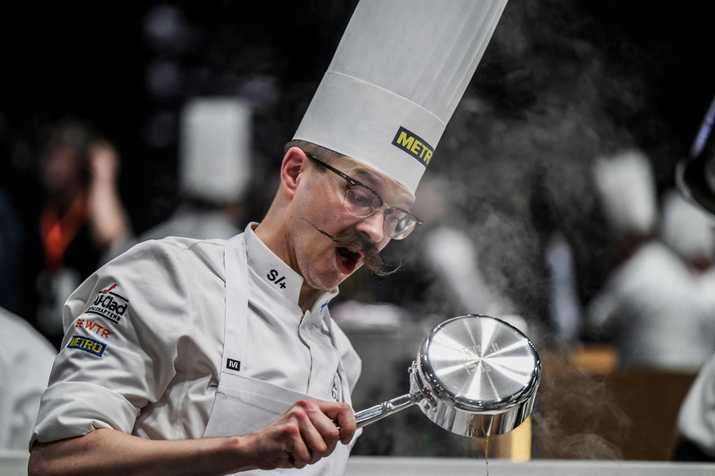 Ismo Sipelainen of Finland competes in the Bocuse d’Or 2025 cooking competition. Photo: AFP Ismo Sipelainen of Finland competes in the Bocuse d’Or 2025 cooking competition. Photo: AFP