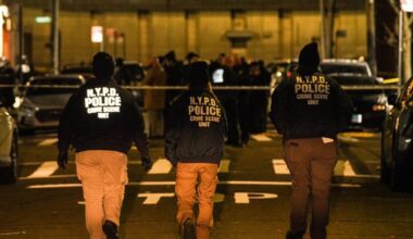 Mass shooting in Queens leaves at least 10 people injured; four gunmen sought