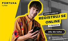 Zaregistruj se v online sázkové kanceláři Fortuna