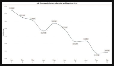 Job Openings in Private Education and Healthcare Plummet by 570,000 between Jan & Oct 2024, Rate lowest Since Dec 2020 at 5.3% in USA