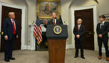Trump announces up to $500 billion in private sector AI infrastructure investment