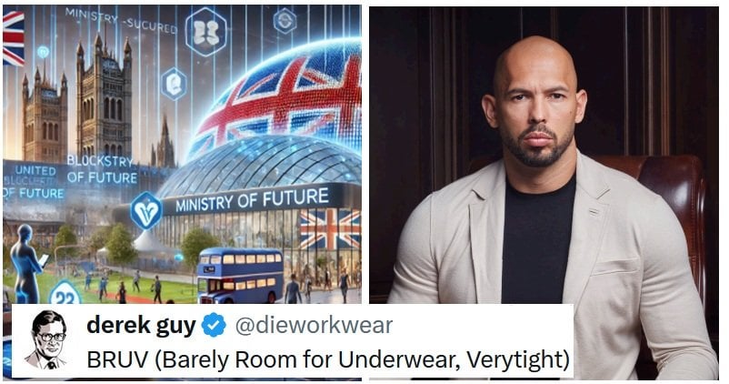 Andrew Tate's new 'political party', BRUV, has ushered in April Fools' Day nearly three months early
