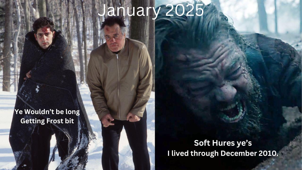 January 2025 vs December 2010