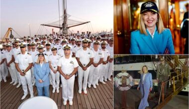 Giorgia Meloni sull'Amerigo Vespucci a Gedda: 'Nave come l'Italia, non naviga in tempesta'. VIDEO