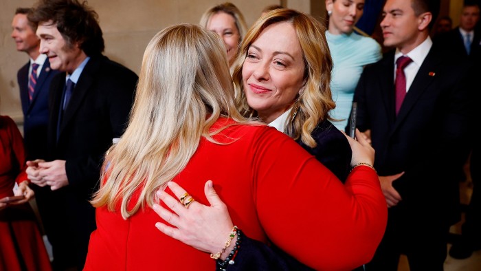 U.S. Rep. Kat Cammack (R-FL) and Prime Minister of Italy Giorgia Meloni
