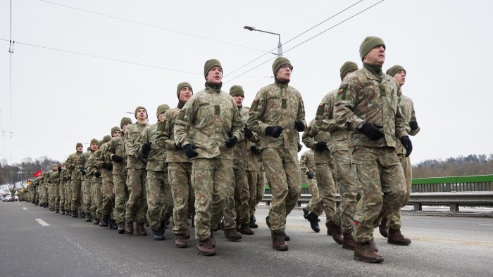 Soldiers of Lithuanian army