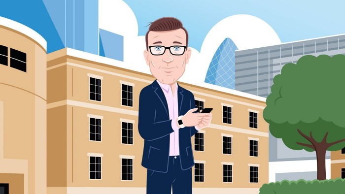 Cartoon image of ‘Rutherford Hall’
