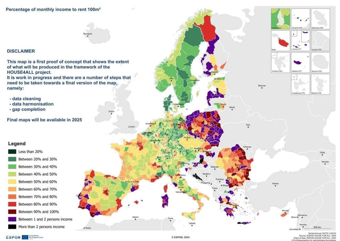 How much you can rent/buy in European Union 2024 [Not OC]