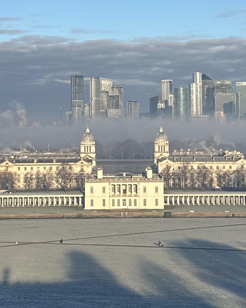 A stunning view this morning… cold, but stunning