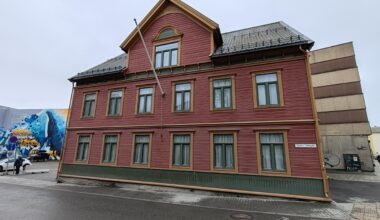 Norway, Tromso Atheneum built as a farm in 1838.