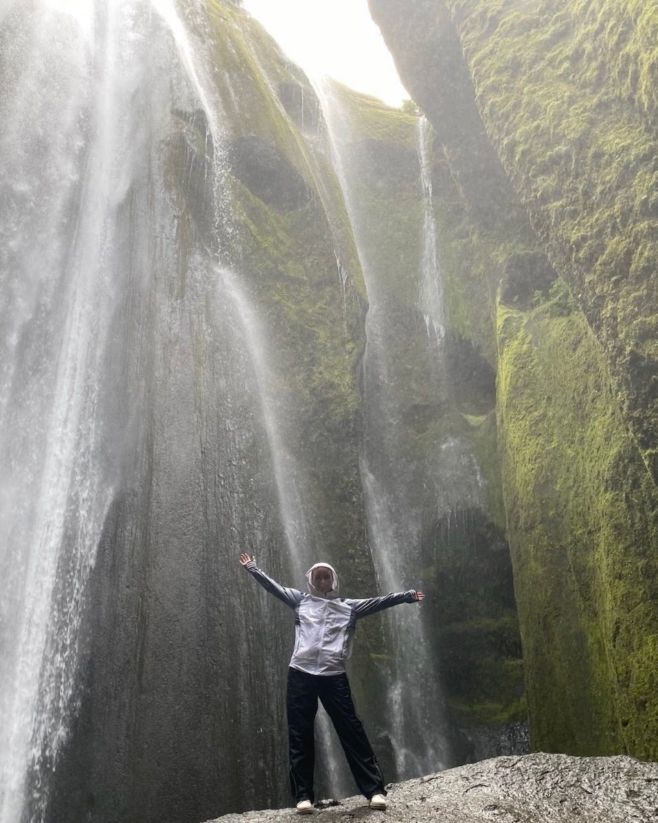 iceland waterfall