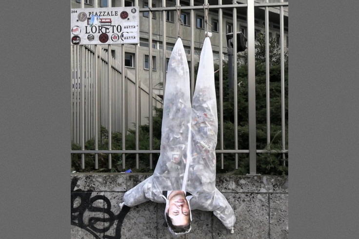 Italian Students Hang Elon Musk Effigy in Same Square When