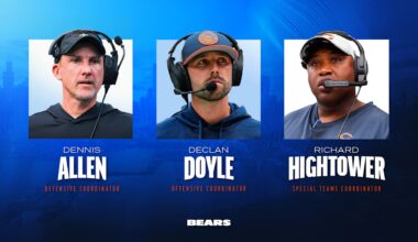 Bears announce addition of coordinators