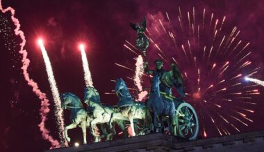 Silvester in Deutschland: Ein stürmischer Jahreswechsel