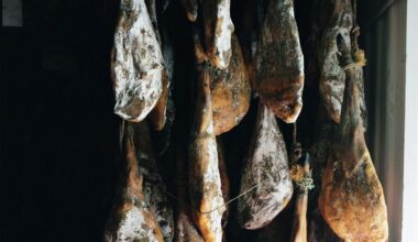 Acorn-fed ham in Spain