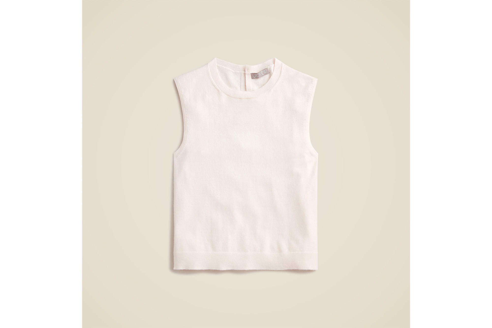 A cream-colored sweater