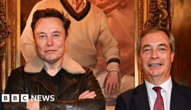 Elon Musk calls for Nigel Farage to be replaced as Reform UK leader